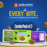 Royal Dryfruit Delight Mithai Combo | Date Cubes 500gm | Nutritional Punch 250gm | Pista Laddu 200gm