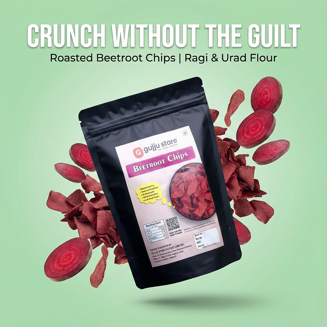 Beetroot Chips – Crunchy, Wholesome & Roasted! | 90g.