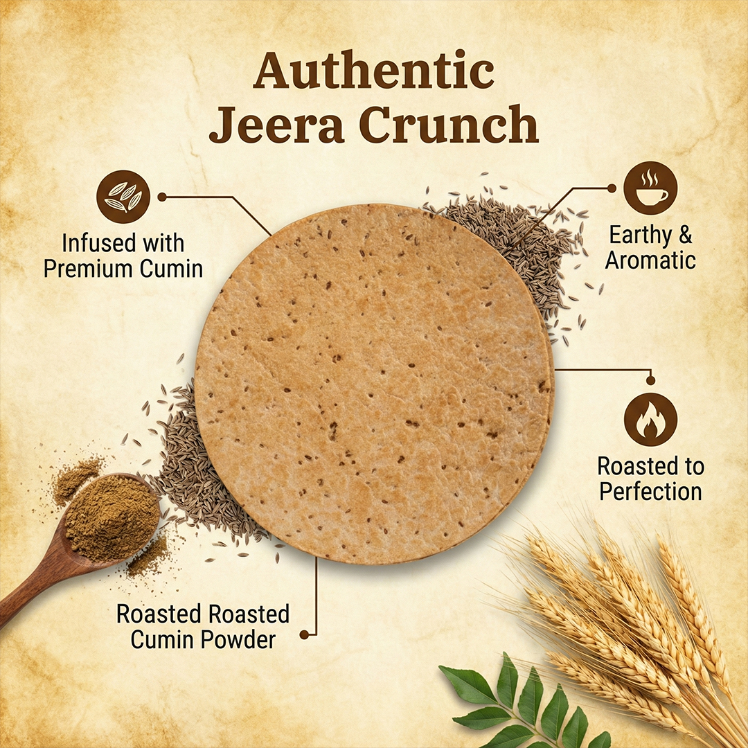 Jeera Khakhra | Gujju Store | 200g.