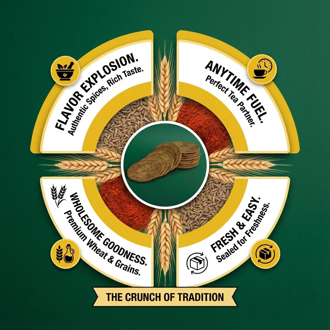 Masala Bhakhri | Gujju Store | 180g.