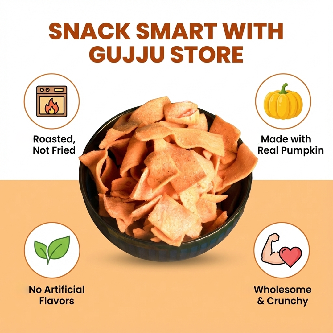 Pumpkin Chips – Crunchy, Wholesome & Roasted | 90g.