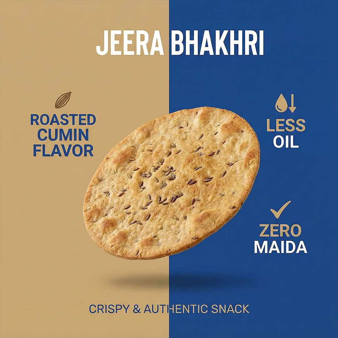 Jeera Bhakhri | Gujju Store | 180g.