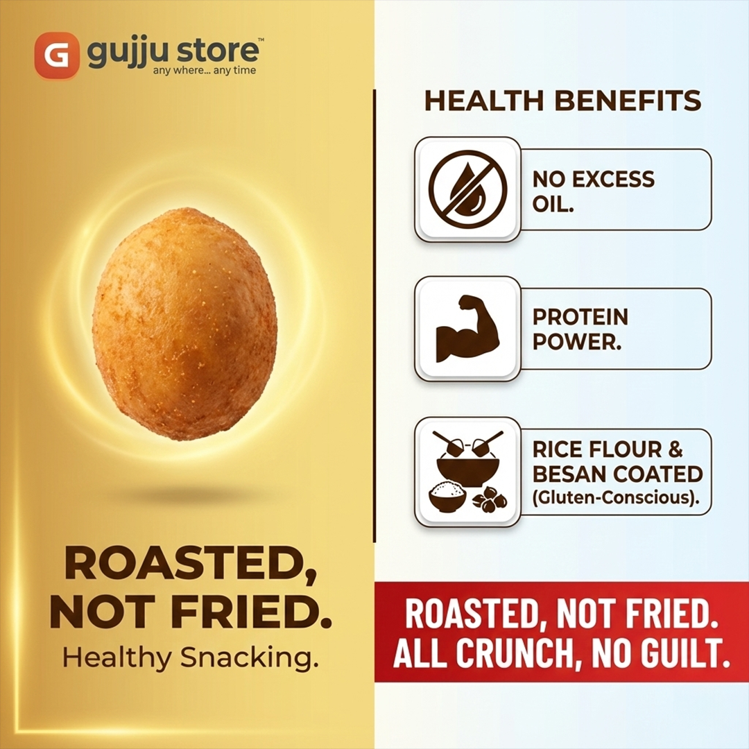 Spicy Peanut Bomb – A Fiery, Roasted Crunch | Gujju Store | 90g.