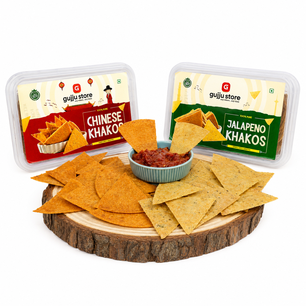 Khakhos Combos | Jalapeno & Chinese Khakos | 200g. Each
