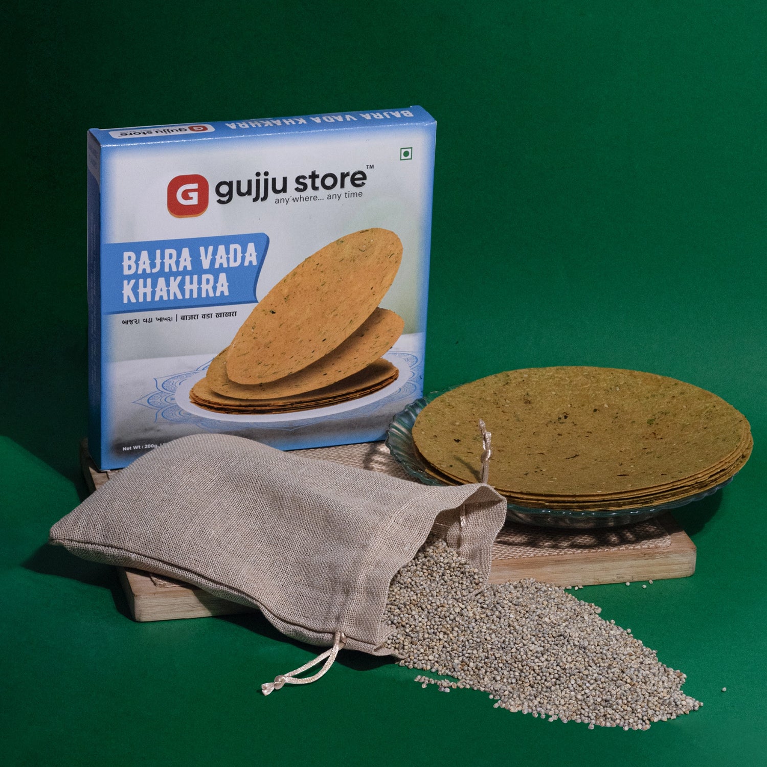 5 Khakhra Combo | Gujju Store | 200g. Each