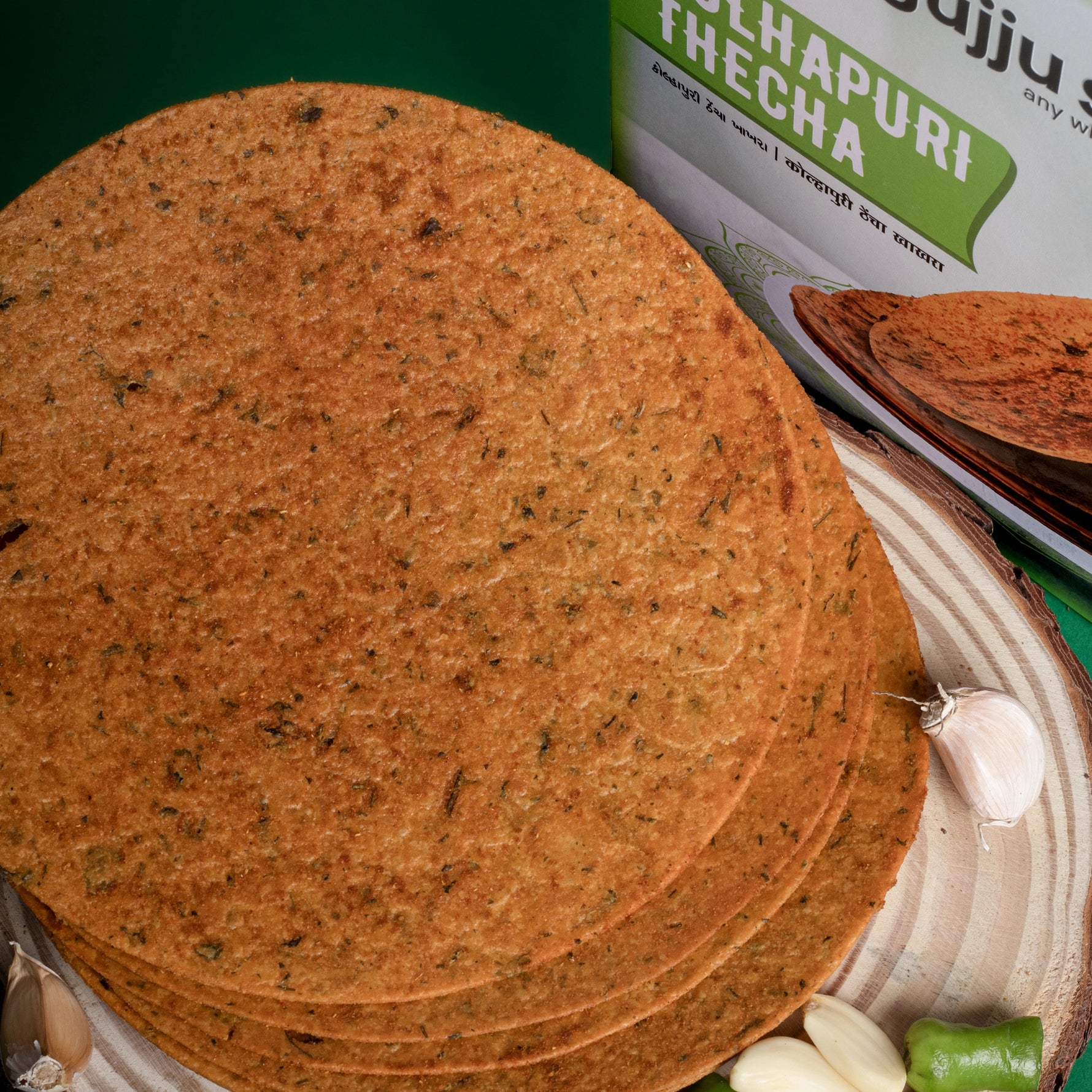 Kolhapuri Thecha Khakhra – Crispy, Spicy, and Authentic Maharashtrian Khakhra. Buy Online in India