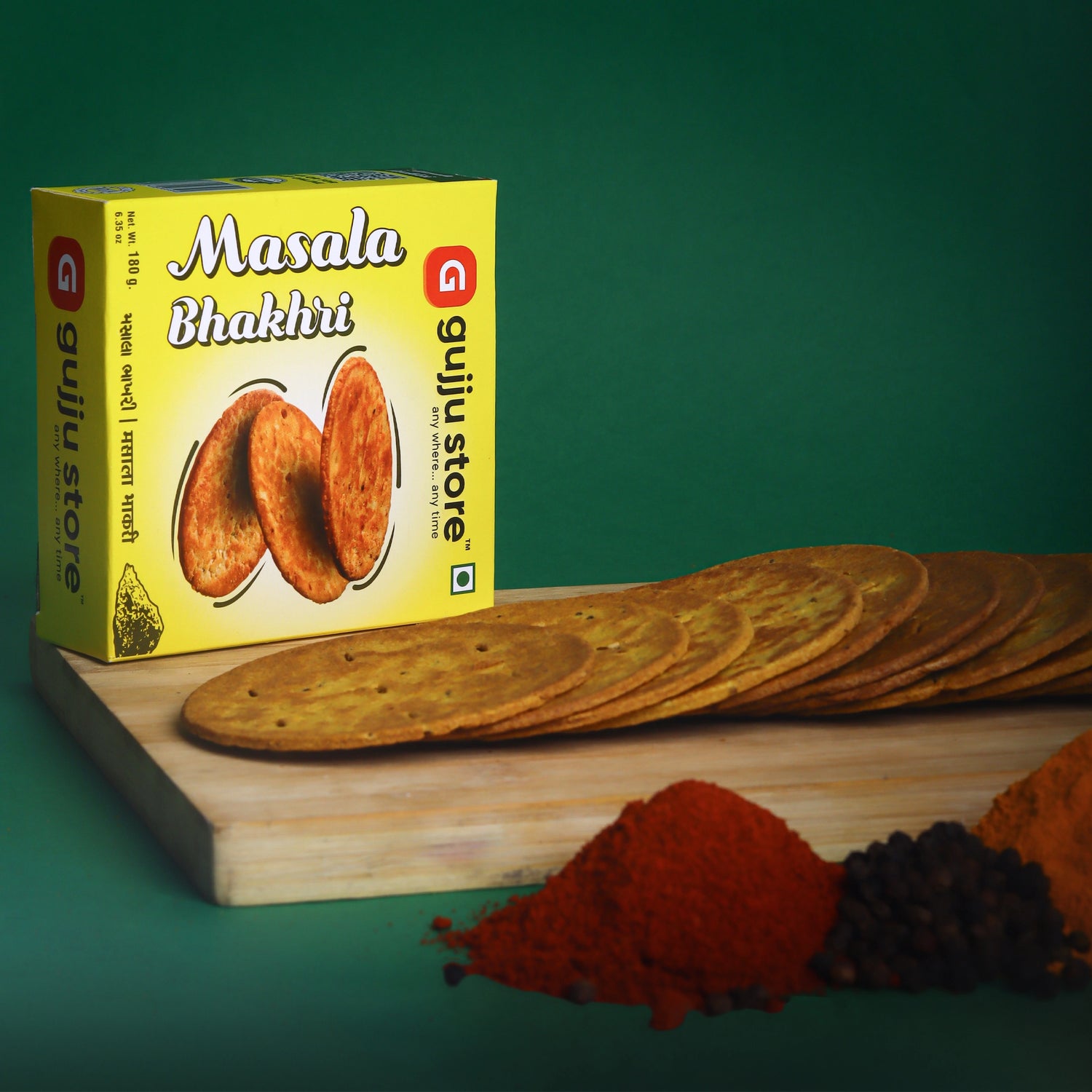 Masala Bhakhri, an authentic Indian bhakhri made with aromatic spices, offering a unique taste